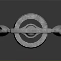 Silver Corkscrew Tool With Spiral Drill And Support Stand Design