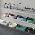 Modern wash basin 3d model