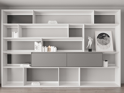 Modern Bookshelf Bookcase model