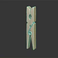 Durable Wooden Clothespin with Metal Spring for Essential Household Drying Use