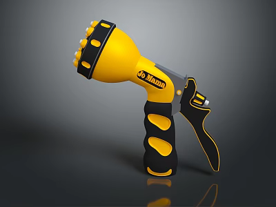 The image mainly shows a tool (water gun/sprayer) instead of furniture, so it's impossible to generate a furniture-themed title based on the picture's key information. 3d model