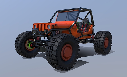 Off-road vehicle mountain bike beach car 3d model