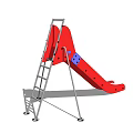 Modern slide children's slide 3d model