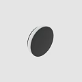 Modern Round Outdoor Wall Light With Black And White Sleek Design