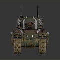 Tank sci-fi tank mini tank mecha fighting vehicle 3d model