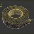 Black Polyethylene Adhesive Tape Roll For Daily Sealing And Fixing Home Use