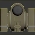 Industrial Mechanical Component With Symmetric Hole Modules Dome Top And Metal Strips