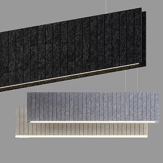 Modern minimalist chandelier 3d model