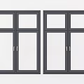 windows casement windows doors and windows floor-to-ceiling windows sliding windows 3d model