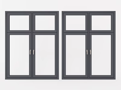 windows casement windows doors and windows floor-to-ceiling windows sliding windows 3d model