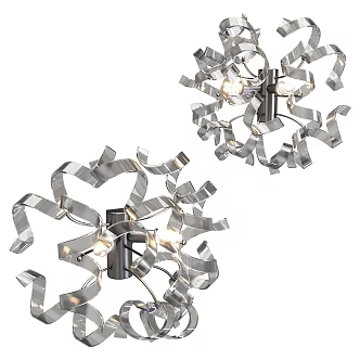 Astro Modern Fireworks Chandelier 18 3d model