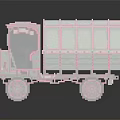 Pink Pixel Style Electric Toy Truck for Kids Fun Creative Play Experience