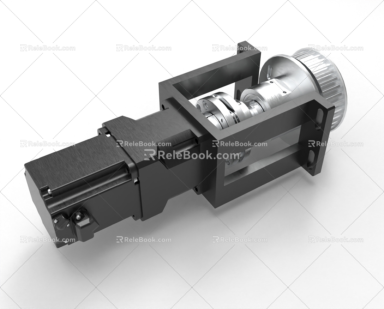 Industrial Transmission Module Private Service Module Motor 1167 3d model