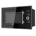 Black Electrolux Microwave Oven With Digital Display And Control Buttons For Kitchen Use