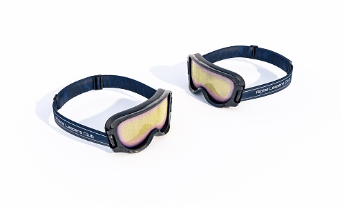 Ski goggles 3d model