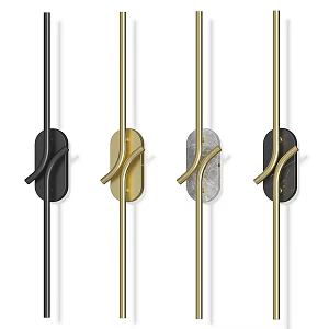 Light Luxury Wall Lamp Collection 3d model