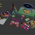 Modern Game Machine Game Disc Home Game Machine Nintendo Game Machine Old Game Machine Old Game Machine 3d model