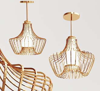 Post-modern chandelier 3d model