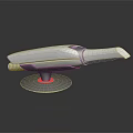 White Handheld Medical Device With Black Red Accents And Stable Base For Clinical Use