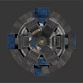 Modern Signal Tower Science Fiction Signal Tower Science Fiction Communication Tower Communication Tower 3d model