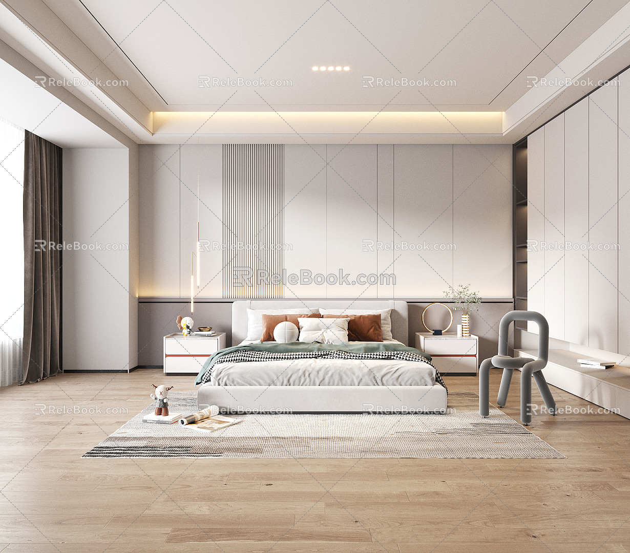 Modern Bedroom 3d model