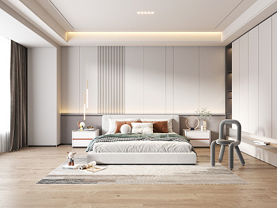 Modern Bedroom 3d model