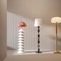 Modern Floor Lamps Featuring Creative Shapes Stylish Shades and Various Colors