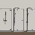Three Transparent Glass Shower Enclosures Design For Modern Bathroom Spaces