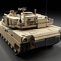 Abrams M1A2 Main Battle Tank US Tank 3d model