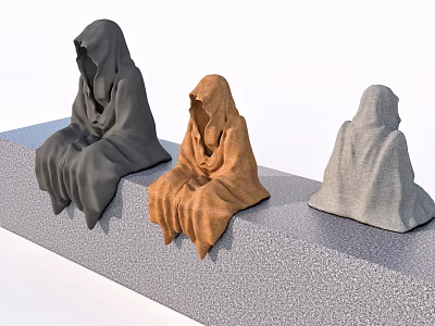 Clothing Decoration Sitting Posture Clothing 3d model