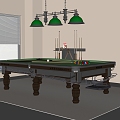 Billiards Room Billiards Table Billiards 3d model