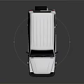White Off-road Vehicle With Sturdy Exterior Front Grille Headlights And 3D Rendered Design