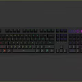 RGB Backlit Gaming Keyboard with Colorful Lighting Effects and Numeric Keypad Design