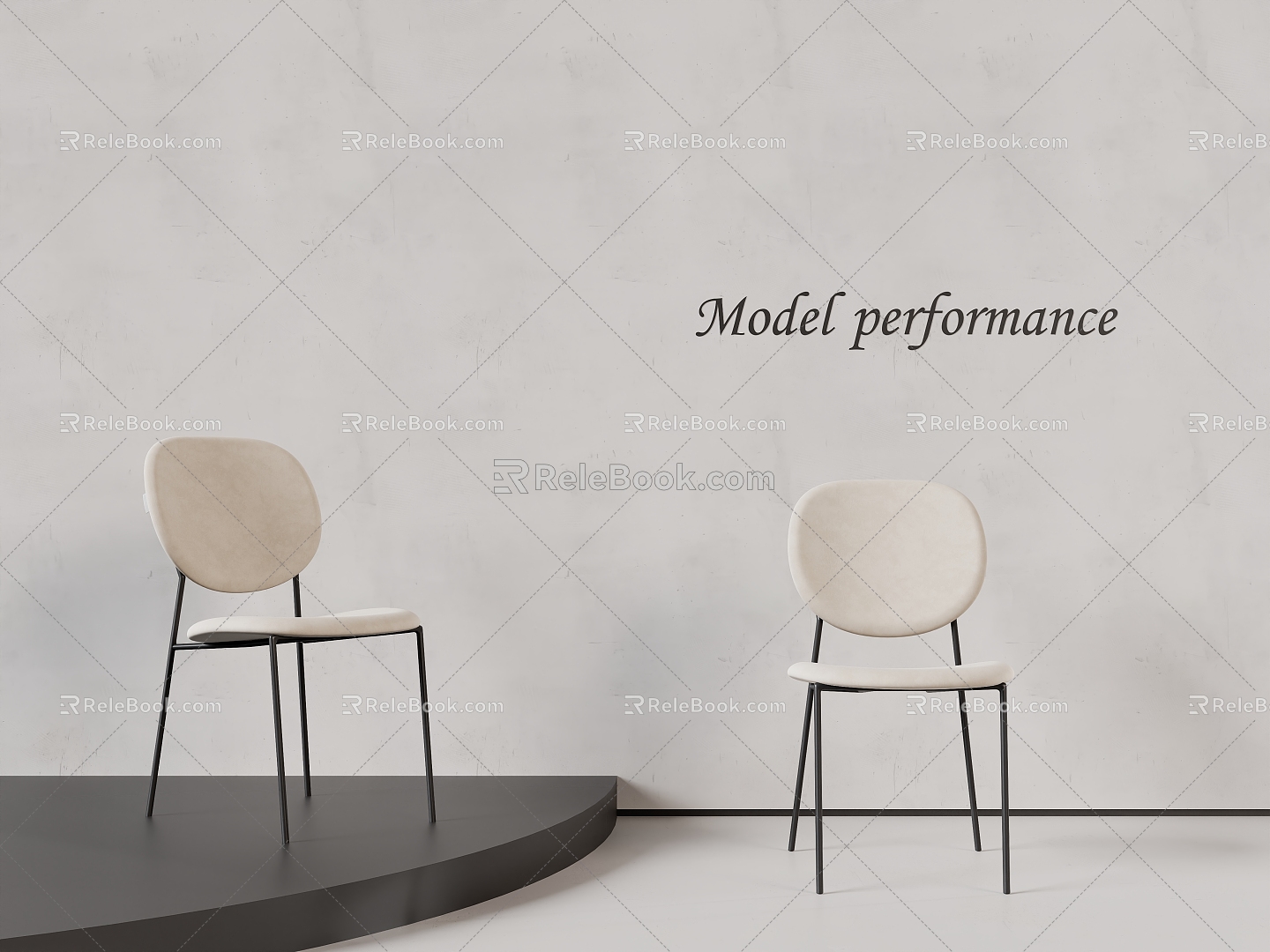 Modern Dining Chair 3d model