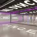Modern Dance Fitness Studio With Open Layout Glass Walls And Spacious Bright Interior