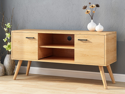 Nordic Side Cabinet model