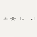 Heavy Duty Metal Drawer Slides and Hinges for Furniture Assembly Parts