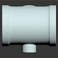 Stainless Steel Tee Pipe Fitting With Flanged Ends And Secure Bolts