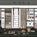 Home Gym Workout Space With Fitness Equipment Yoga Mat Exercise Balls Dumbbells And Storage Shelves