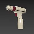 High Quality White And Red Electric Drill With Ergonomic Handle For Professional Use