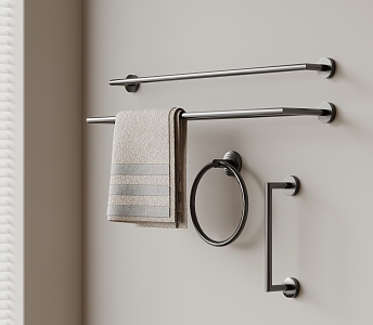 Towel rack 3d model