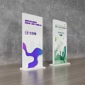 Commercial Display Equipment Double Standing Signs With Company Info And Event Name For Venue Direction