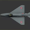 Light Blue Cosmic Model Aircraft With Open Canopy And Red White Blue Insignia