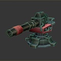 laser tower turret turntable sci-fi tower defense game tower defense sci-fi turret game turret game turret 3d model