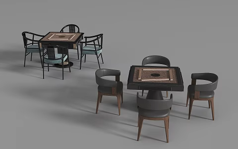 Mahjong Table 3d model
