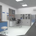 Modern Laboratory Testing Room 3d model