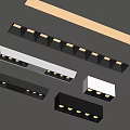 Modern Grille Lights with LED Technology Slim Design and Black White Color Options