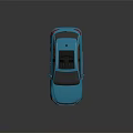 Volkswagen Blue SUV With Panoramic Sunroof Sleek Exterior And Modern Design