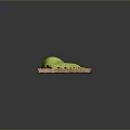 Fresh Avocado Whole and Sliced with Lime on Wooden Cutting Board