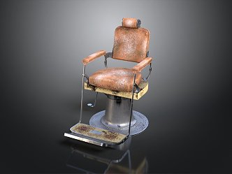 Hairdresser Chair Hairdresser Chair Armchair Backrest Chair Single Chair Wooden Chair 3d model